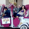 Assessore Braccialarghe a bordo del calessino!